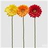 EDG Enzo De Gasperi Gerbera Ramo Ass. H 60 Cm D 12 Cm Pianta Artificiale Mix Arancione 1 Pz