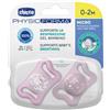 CHICCO (ARTSANA SPA) CH SUCCH MICRO GIRL SIL 0-2 2P