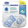 CHICCO (ARTSANA SPA) CH SUCCH MICRO AZZ SIL 0-2 2PZ