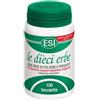 ESI Srl Le Dieci Erbe - Integratore per il benessere dell'intestino - 100 tavolette