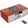 Does not apply Vintage Bluetooth Micro Hifi Systems - Impianto Stereo per Casa, Lettore CD, Con