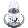 MAPA Professional NUK First Choice - Tazza con beccuccio per studenti, 6-18 mesi, controllo della temperatura, beccuccio in silicone a prova di perdite, sfiato anti-coliche, senza BPA, 150 ml, motivo: Topolino Disney