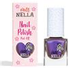 Miss Nella GALACTIC UNICORN -VIOLA METALLICO Smalto speciale con brillantini per bambini, con formula peel-off, a base d'acqua e senza odori