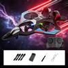 Aereo RC Giocattolo Jet Fighter 6 Canali con Luce per Ragazzi 8-16 Facile Da
