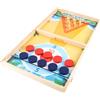 Game di bosco veloce di legno, gioco di hockey da tavolo, divertimento 3 in 1