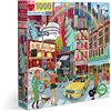 eeBoo - Puzzle da 1000 pezzi per adulti misura 58,5 x 58,5 cm New York City Life, PZTNYL