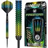 WINMAU Firestorm Set di Freccette in tungsteno Steeltip Professionale da 23 Grammi con Alette e steli (Alberi)