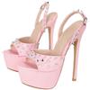 👠 Scarpe Donna Tacco Super Alto 5-7cm con Plateau Sexy 👠