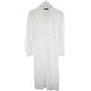 Maje Abito Donna (Eu) 36 Manica Lunga Pizzo Midi Bianco Anteriore Fiocco