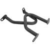 aqxreight Protezione Motore Crash Bar Protezione Corpo Moto FG007BK Fit Bonneville T100 T120 Thruxton Street Cup Twin Bobber 2016-2019 Ferro Nero 2 Pezzi