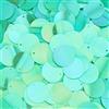 SUNNYCLUE 1 Scatola da Circa 80g di Paillettes Verdi da 20mm Paillettes Piatte Rotonde in PVC Iridescenti Brillanti per Cucito Decorazioni Fai da Te Decorazioni per Feste Matrimoni Natale Decorazioni