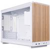 LIAN LI Case Lian Li DAN Cases A3-mATX Wood Edition Vetro Temperato Micro-ATX Bianco