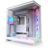 NZXT Case NZXT H9 Flow RGB+ Midi Tower ATX Vetro Temperato Bianco