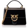 Pinko LOVE ONE TOP HANDLE MINI LIGHT PELLE SPAZZOLATA LUCIDA