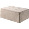 Atlantic Home Collection Multifunzione Shocker Finn, extra largo, 100 x 70 x 41 cm, crema, poliestere