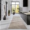 Elle Decor ation Tappeto a pelo lungo, moderno per soggiorno, camera da letto, colore beige, 80 x 240 cm