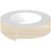 cyclingcolors 1x Bordo bordatura nastro per bordi in ABS senza colla 23 mm x 5 m spessore 0,80 mm pannello per mobili piano di lavoro laminato in legno, Fleetwood bianco