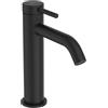 Ideal Standard - Ceraline, Miscelatore monocomando grande, Rubinetto lavabo con cartuccia FirmaFlow, Senza asta di comando e piletta, Sistema BlueStart, Easyfix, Nero seta