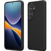 kwmobile Cover per Samsung Galaxy S26 Plus Custodia - Back Case per Smartphone in Silicone TPU - Protezione Gommata - nero