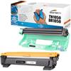 Starlet24 1x Toner TN1050 + 1 Tamburo DR1050 Compatibile con Brother TN-1050 DR1050 per MFC-1910W DCP-1612W DCP-1510 DCP-1610W HL-1210W