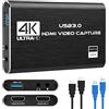 Rybozen Game Capture Card USB 3.0 Video Card HD 1080P HDMI registrazione video con trasmissioni live registratore dispositivo streaming per Windows Linux OS X System