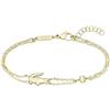 Lacoste Bracciale a catena da donna acciaio inossidabile con placcatura in oro giallo - 2040581
