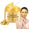 ChaneeHann 24K Gold Peel Off Maschera Viso, Idratante e Esfoliante e Illuminante Maschere Per il Viso, Maschera Viso Purificante Per la Rimozione dei Punti Neri, Per La Cura Della Pelle, 120ML
