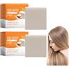 Cynamus 2 pezzi di sapone per shampoo di riso contro la caduta dei capelli, sapone anti-perdita di capelli, shampoo resistente alla perdita di capelli, shampoo per acqua di riso, shampoo per acqua di riso,