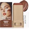 Muiefe Fondotinta in Stick, Correttore Idratante a Copertura Totale, 3in1 Foundation Stick Makeup, Fondotinta in Crema, Trucco a Lunga Durata e Impermeabile, Uniforma L'Incarnato per Uomo e Donna, #02