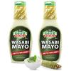 WASABI-O Wasabi Mayo di Wasabi-O, maionese piccante giapponese, liscia e piccante, senza grassi, perfetta per sushi, hamburger, immersione, 1 maionese da spremere, 170 g (170 g (Confezione da 2))