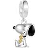 The Charmery Charm a forma di cane in argento 925, compatibile con braccialetti Pandora, Trollbeads, Chamilia, Biagi e molti altri braccialetti britannici.