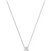 SINGULARU - Collana Personalizzata Single Letter. Argento Sterling 925 con Finitura Placcata Rodio. Catena Regolabile di 40 cm con Iniziale. Gioielli per Donna. Lettera A-Z