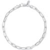 Amberta Bracciale Donna Paperclip in Argento Sterling 925 | Bracciale Argento 925 Uomo Donna 18 19 cm:3.6 mm 18 cm