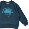 Sense Organics Felpa in cotone biologico Hazy Days - col. petrolio
