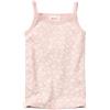 People Wear Organic Canottiera Daisy a spallina sottile - col. rosa fantasia