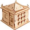 ESC WELT House of Dragon - Puzzle 3d in Legno - Rompicapo in Legno Difficile - Escape Room Gioco da Tavolo - Scatola Segreta Rompicapo con Scompartimento Nascosto - Giochi di Logica per Adulti