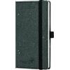 POPRUN Agenda 2024 Settimanale Tascabile 16,5 x 9 cm, Carta Prodotta con Materiali Rinnovabili, Copertina Rigida in Pelle PU, Carta Spessa da 80 gsm Certificata Grigio Scuro