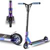 SUOTU Monopattino Freestyle, Monopattino da Trick con Ruote in PU da 85A 110 mm, Stunt Scooter per Bambini Adolescente e Adulti, Capacità di Carico: 100 kg, Alluminio (Nero - Oro bianco)
