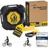 BikePeak Cavo di traino per bicicletta 250 cm - Cavo per bambini, adulti e e-bike