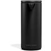 simplehuman Pompa con sensore da 266 ml, dispenser automatico di sapone liquido ricaricabile, erogazione variabile, valvola antigoccia, impermeabile IP67, acciaio inossidabile nero opaco, ST1084
