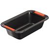 Le Creuset Stampo per Plumcake, Rettangolare, 23.5 x 13.5 cm, Resistente alle Sostanze Acide, Finitura in Acciaio al Carbonio, Antracite,Arancio, 94100329000000