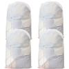 ARZASGO Sacchetti per biancheria in rete, resistenti, con coulisse, per capi delicati, indumenti, biancheria intima, calze, reggiseni e vestiti per bambini, confezione da 4