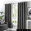 Fusion Sorbone., Tessuto, Charcoal, 46 Width x 90 Drop (117 x 229cm)
