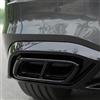 HIGH FLYING Per Golf 8 Mk8 R-Line 2020 2021 2022 2023 Coperchio del Tubo di Scarico della Coda Plastica ABS 2 Pezzi, Non per Golf Variant