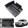 GAFAT Nuova J eep Compass 2021-2024 2025 Vano Portaoggetti per Bracciolo Secondario Organizer da Braccioli per Console Centrale, Compass 2023 Accessori (Bianco)