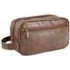 GmeDhc Beauty case da uomo, impermeabile, borsa da toilette con tre scomparti, borsa da lavaggio per uomo con una borsa umida e una asciutta, beauty case da uomo, borsa da toilette, Fashion