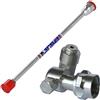 Carkio - Prolunga per pistola a spruzzo airless, 38 cm e giunto girevole, filettatura 7/8 pollici