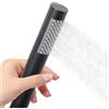 Dwitkul Doccino per Doccia,Portable High Pressure Shower Head,Acciaio inossidabile Soffione Doccia Anticalcare,Telefono Doccia Manopola Doccia 66 prese d'acqua,Anti-Intasamento.（Nero）