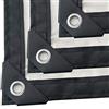 HUYYA Telone Trasparente Impermeabili, teloni rinforzati Telo Retinato Telo di Protezione con Occhielli Materiale Spesso 5mil per Coperture Stoccaggio Edilizia,6x7.5ft/2x2.5m