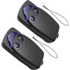 Aivane 2 Pezzi 433.92MHz Telecomando Cancello per NICE FlO2r-s, Telecomandi 2 Tasti Rolling Code per Nice Bella Porta Automatica Compatibile con Ricevitori FLOXR FLOXIR FLOX2R OXI OX2